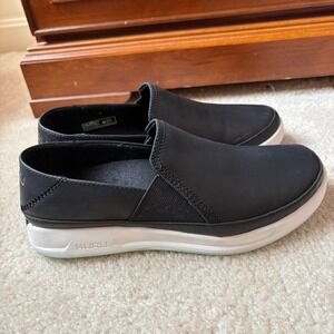 Kuru Roam Atla Women's Slip On Shoes Jet Black Size 6 Medium Kurucloud‎